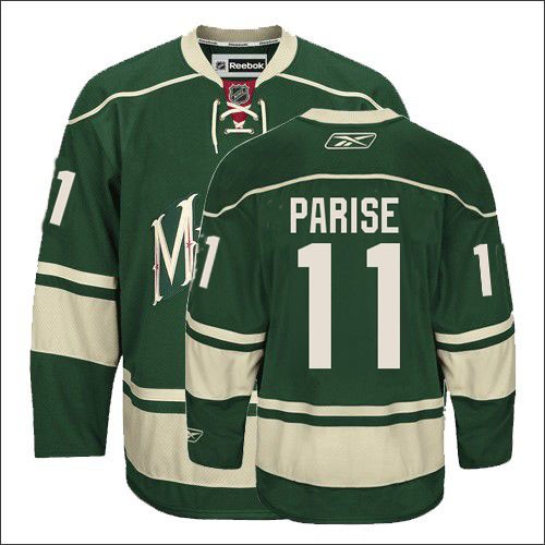 Reebok Minnesota Wild Jersey NHL CCM Hockey Red Size 50 Parise #11 Stitched