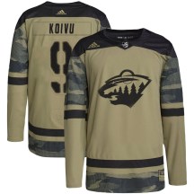 Men's Adidas Minnesota Wild Mikko Koivu White/Purple Hockey Fights Cancer  Primegreen Jersey - Authentic