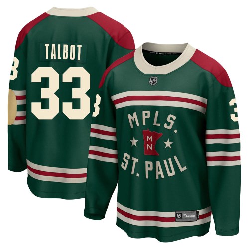 Cam Talbot Minnesota Wild Fanatics Green Jersey